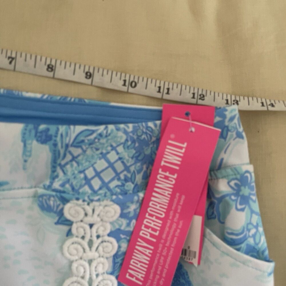 Lilly Pulitzer Luxletic | Daphne Skort UPF 50+ Toile Me About It Sz 0 - Picture 6 of 8